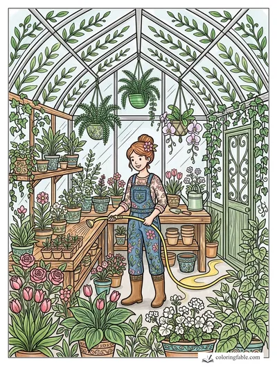 Colored example of this coloring page