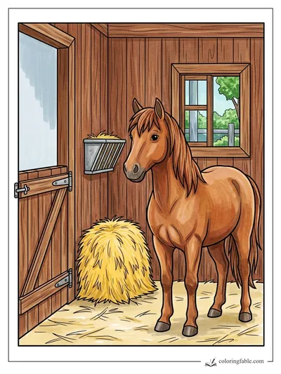 Colored example of this coloring page