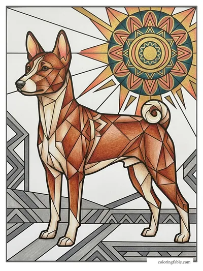 Colored example of this coloring page
