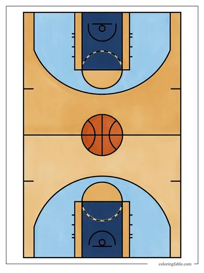 Colored example of this coloring page