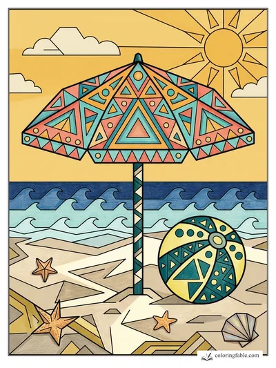 Colored example of this coloring page
