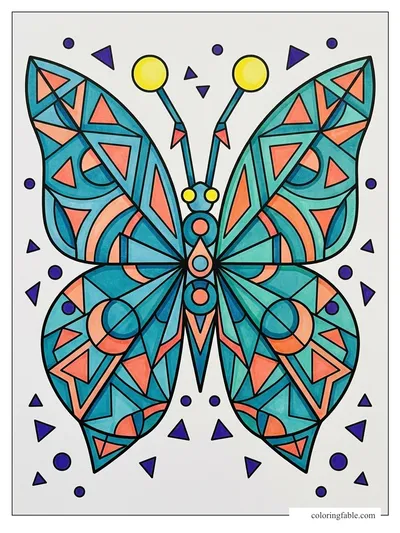 Colored example of this coloring page