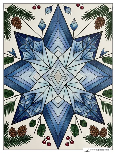 Colored example of this coloring page