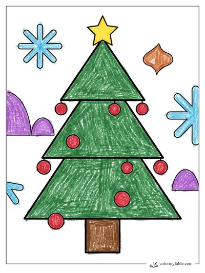 Colored example of this coloring page