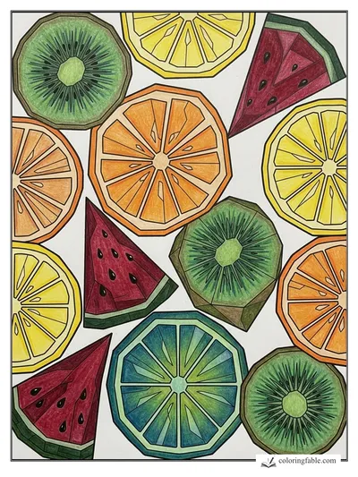 Colored example of this coloring page