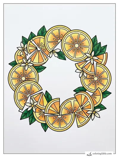 Colored example of this coloring page