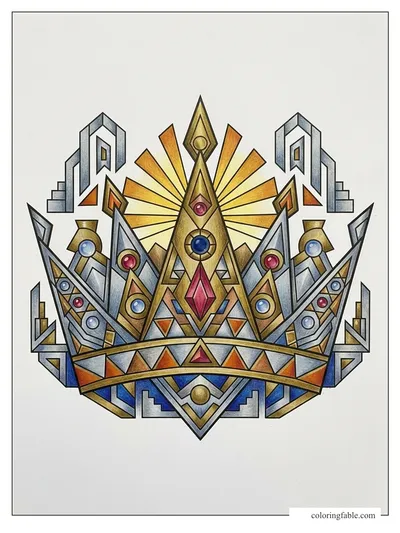 Colored example of this coloring page