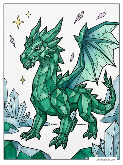 Colored example of this coloring page