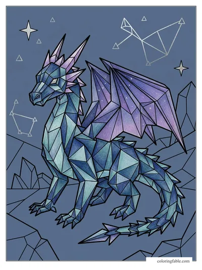 Colored example of this coloring page
