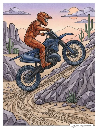Colored example of this coloring page