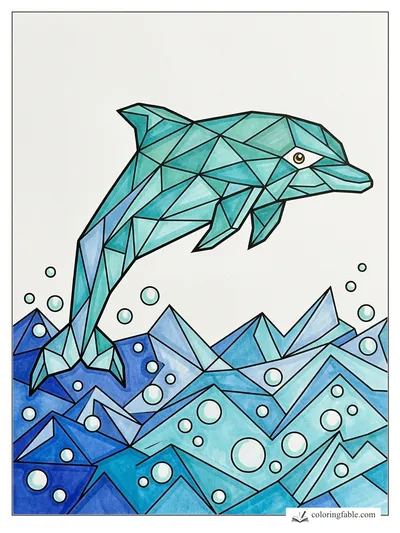 Colored example of this coloring page