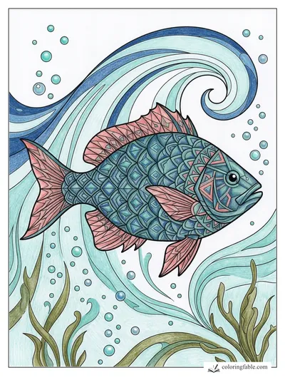 Colored example of this coloring page