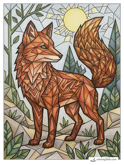 Colored example of this coloring page