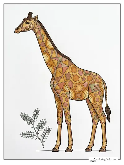 Colored example of this coloring page