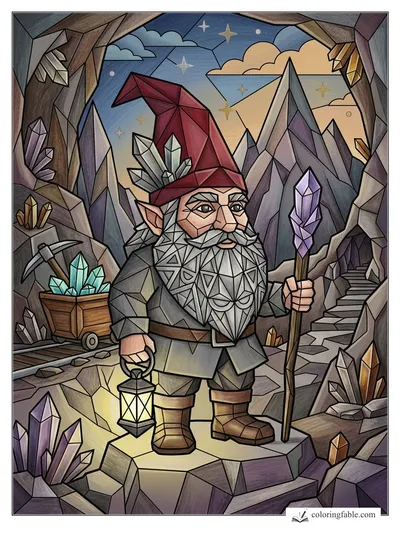 Colored example of this coloring page