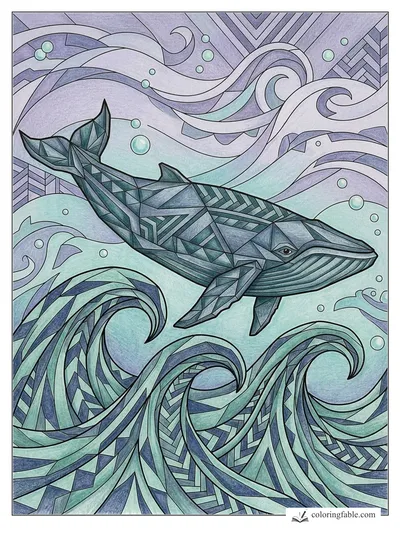 Colored example of this coloring page