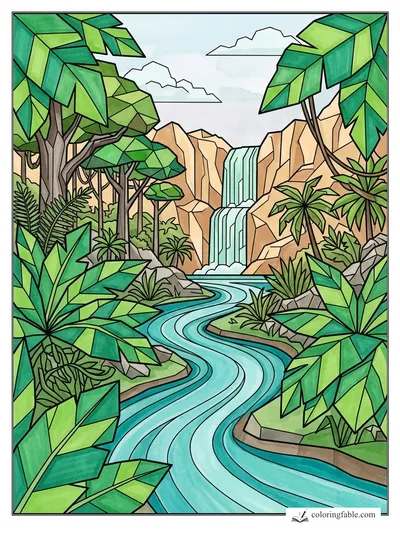 Colored example of this coloring page