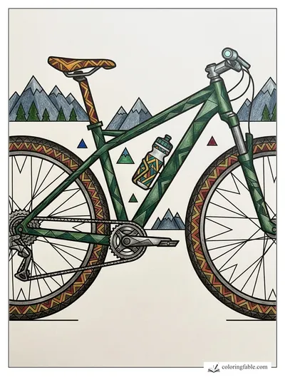 Colored example of this coloring page