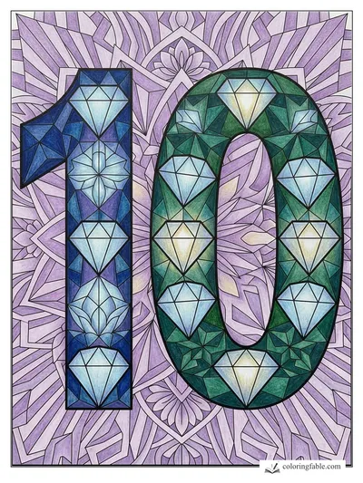 Colored example of this coloring page