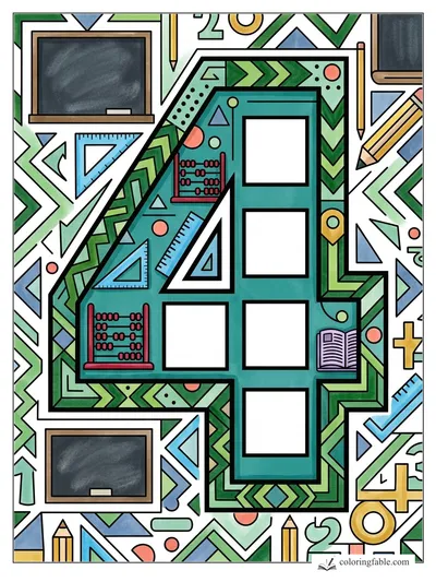 Colored example of this coloring page