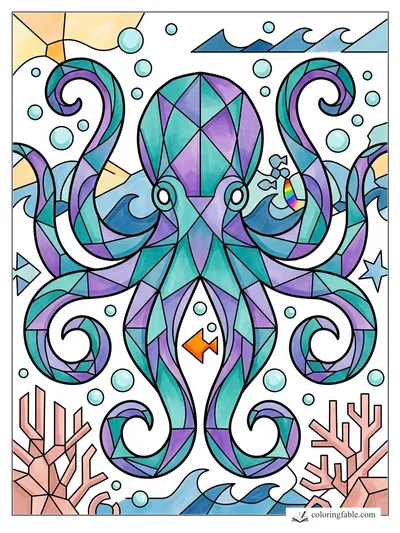 Colored example of this coloring page