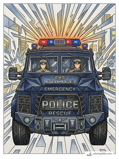 Colored example of this coloring page