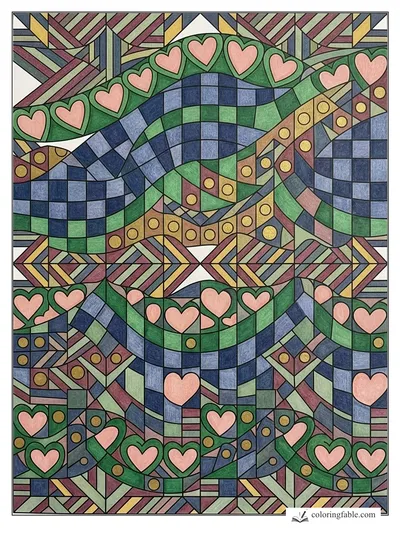 Colored example of this coloring page