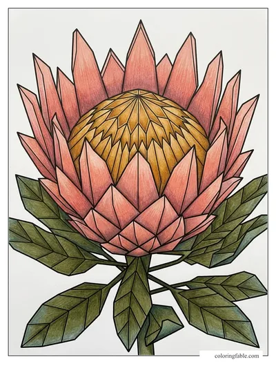 Colored example of this coloring page