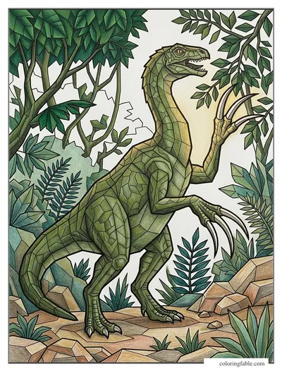 Colored example of this coloring page