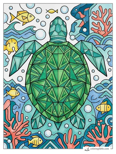 Colored example of this coloring page