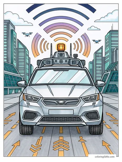 Colored example of this coloring page