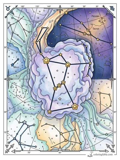 Colored example of this coloring page