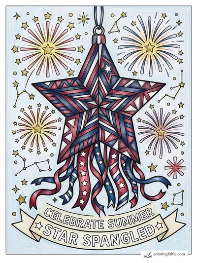 Colored example of this coloring page