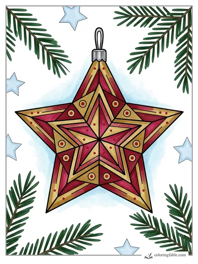 Colored example of this coloring page