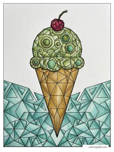 Colored example of this coloring page