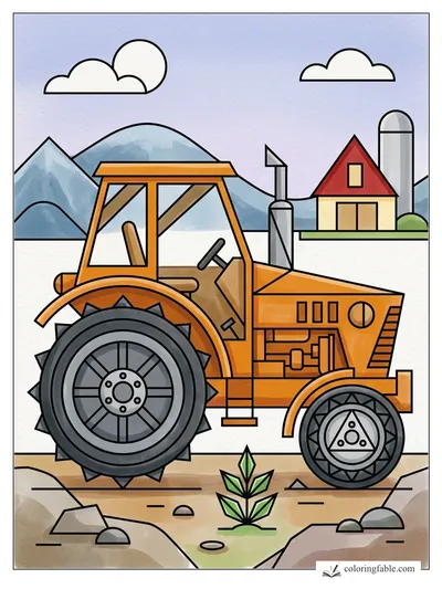 Colored example of this coloring page