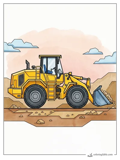 Colored example of this coloring page