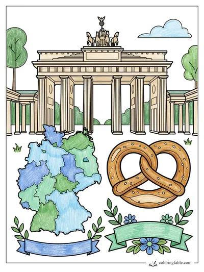 Colored example of this coloring page