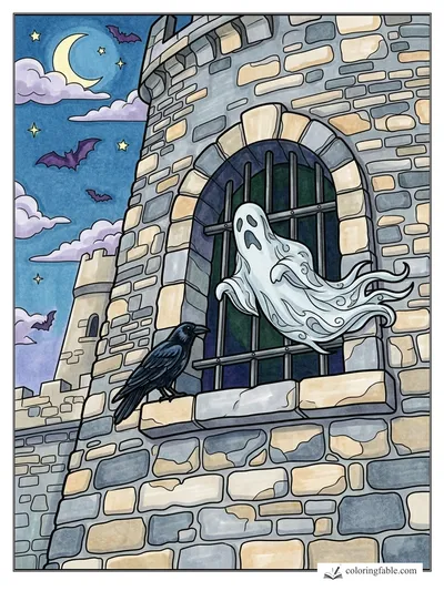 Colored example of this coloring page