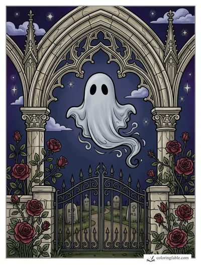 Colored example of this coloring page