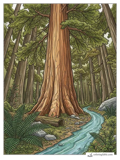 Colored example of this coloring page