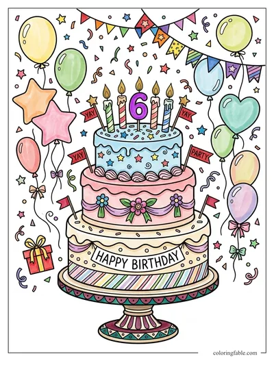 Colored example of this coloring page