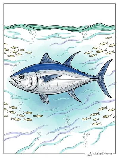 Colored example of this coloring page
