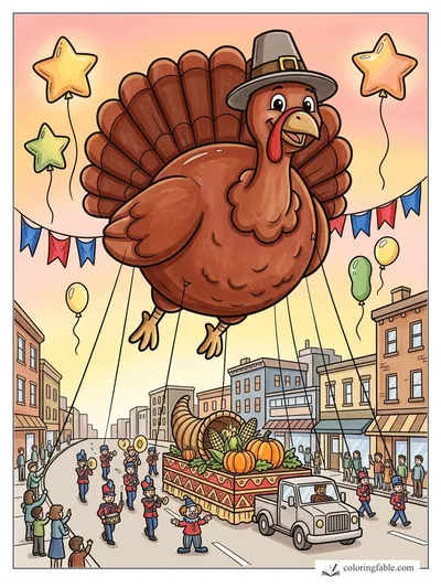 Colored example of this coloring page