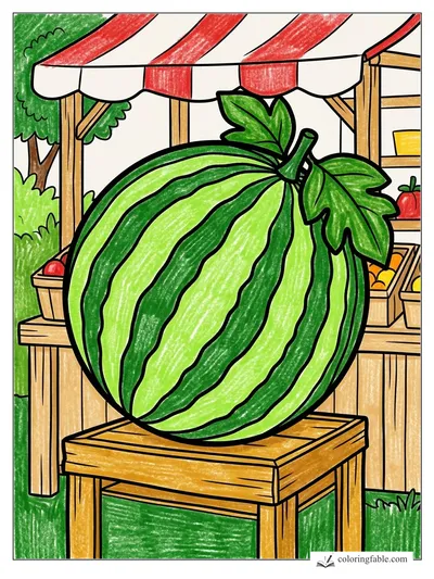 Colored example of this coloring page