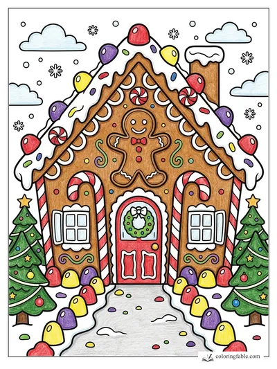Colored example of this coloring page