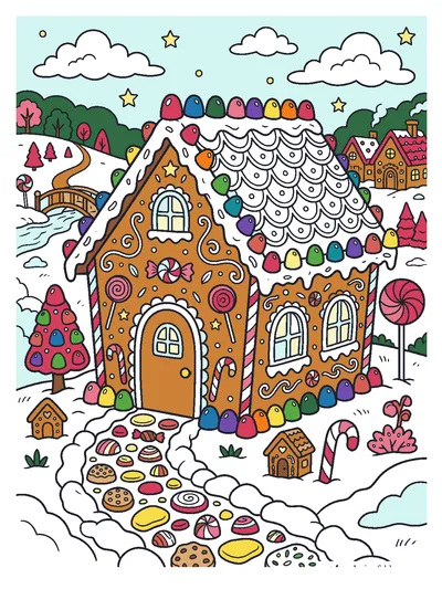 Finished color by number solution