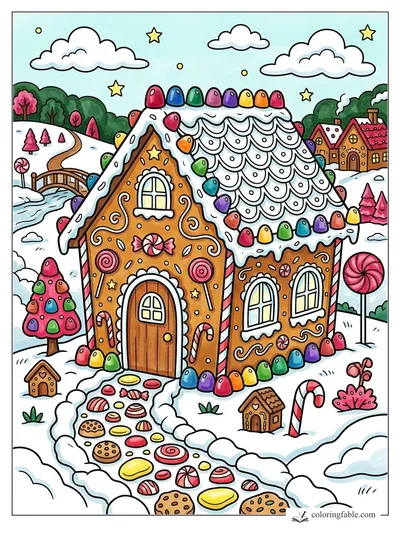 Colored example of this coloring page