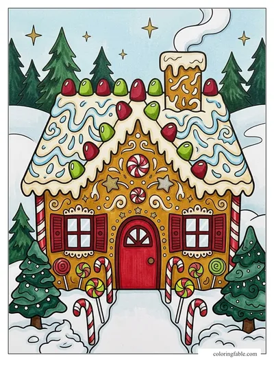 Colored example of this coloring page