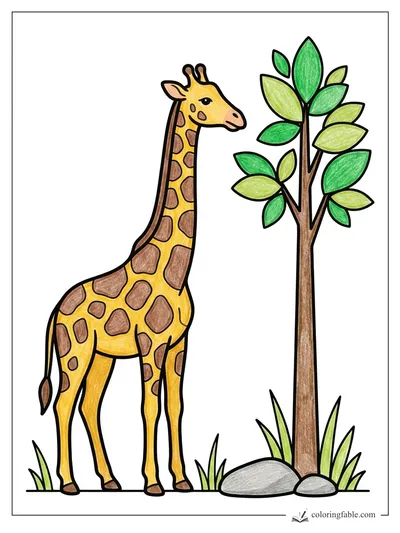 Colored example of this coloring page